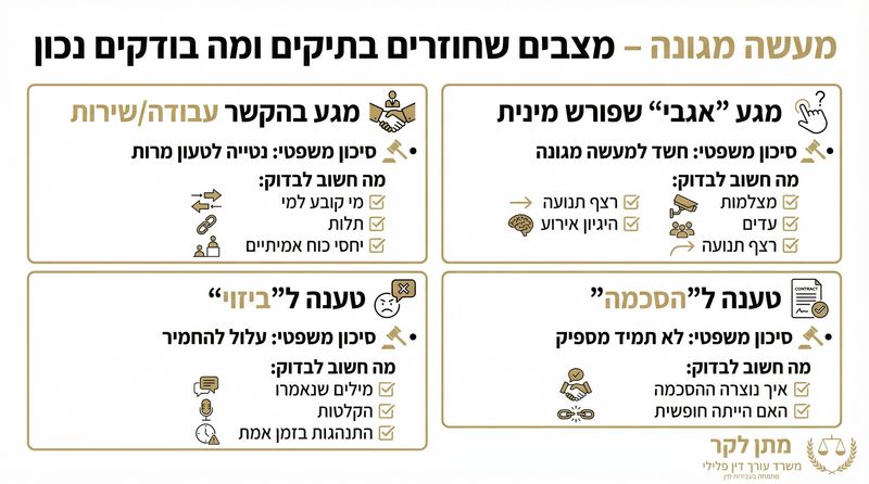 מעשה מגונה - עורך דין פלילי מתן לקר