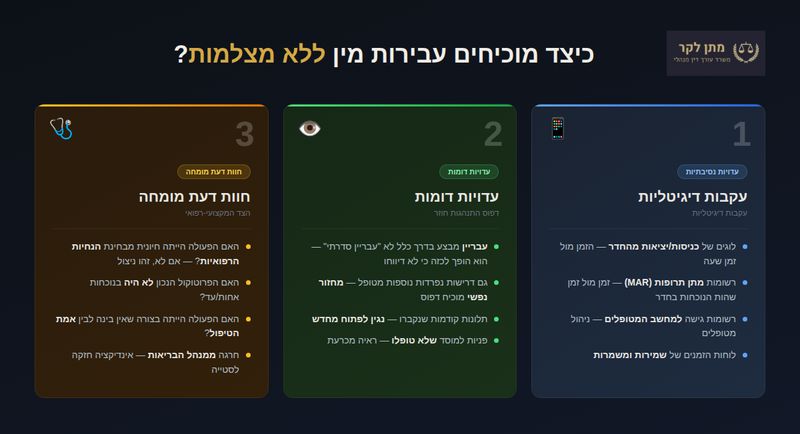 כיצד מוכיחים עבירות מין